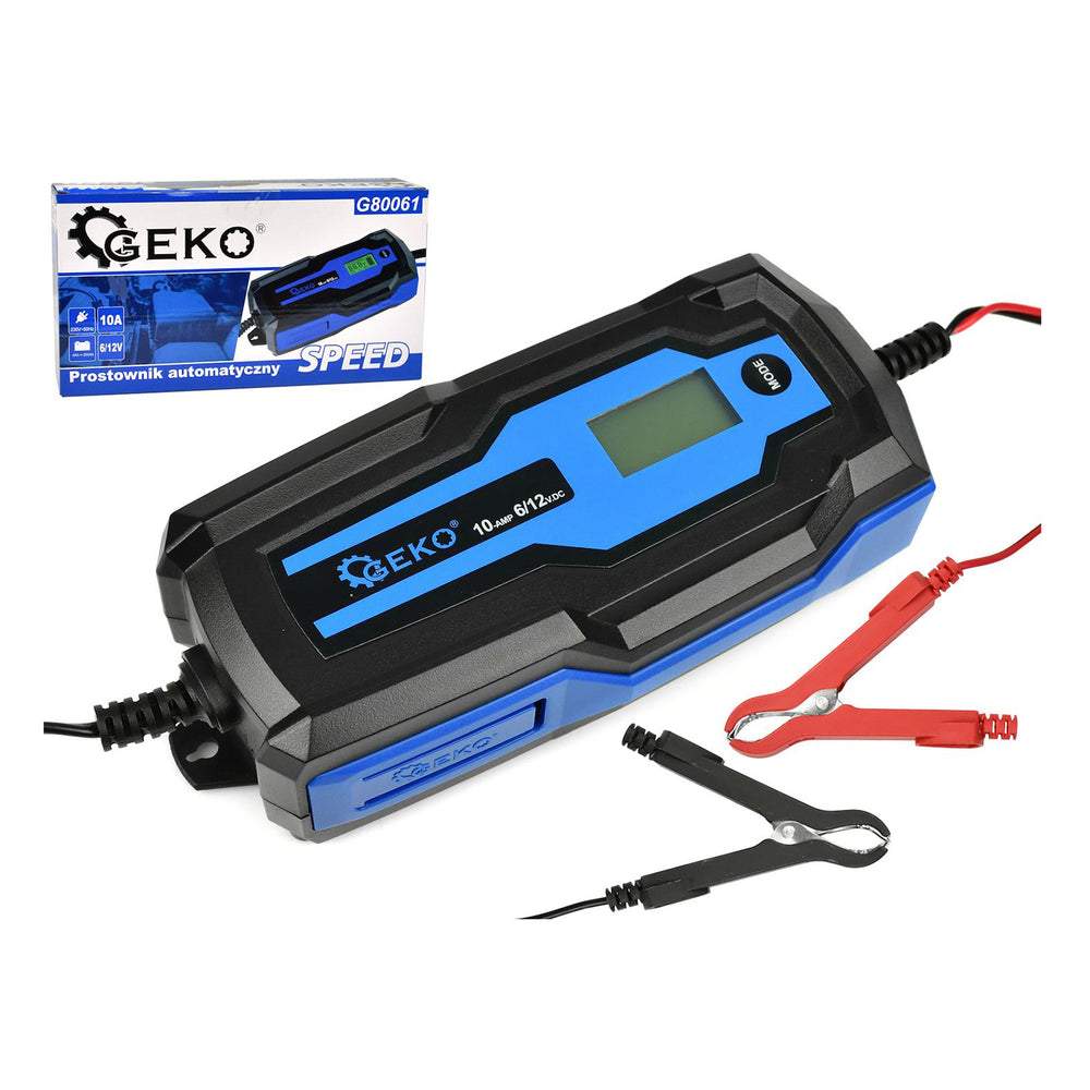 Automatická nabíjačka autobatérií 6/12V, 10A, s LCD displejom pre autobatérie 4 - 200Ah