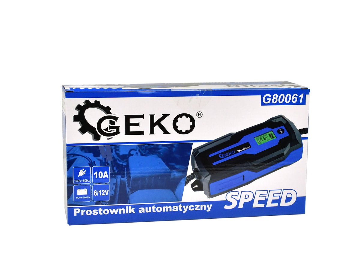 Automatická nabíjačka autobatérií 6/12V, 10A, s LCD displejom pre autobatérie 4 - 200Ah