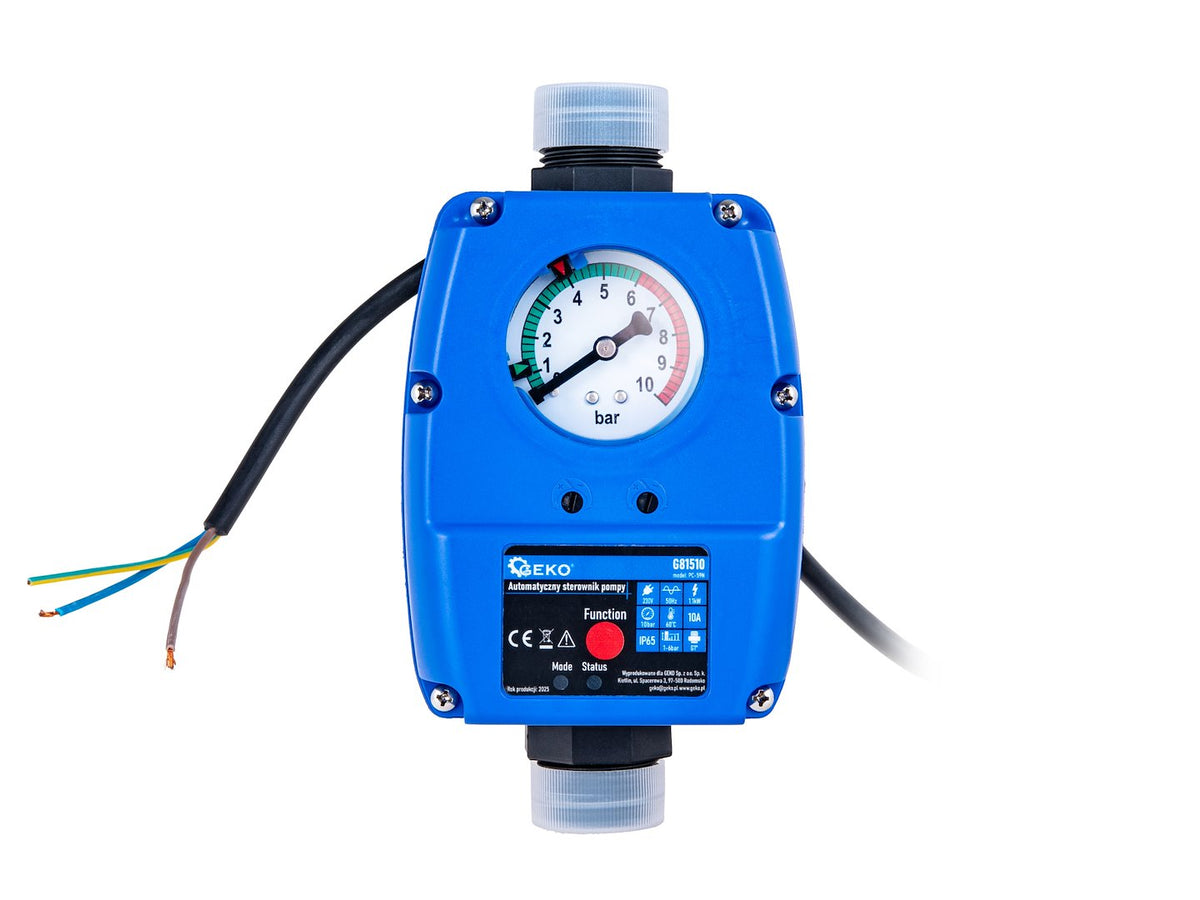 Automatický tlakový spínač vodného čerpadla 1,1kW, 10bar