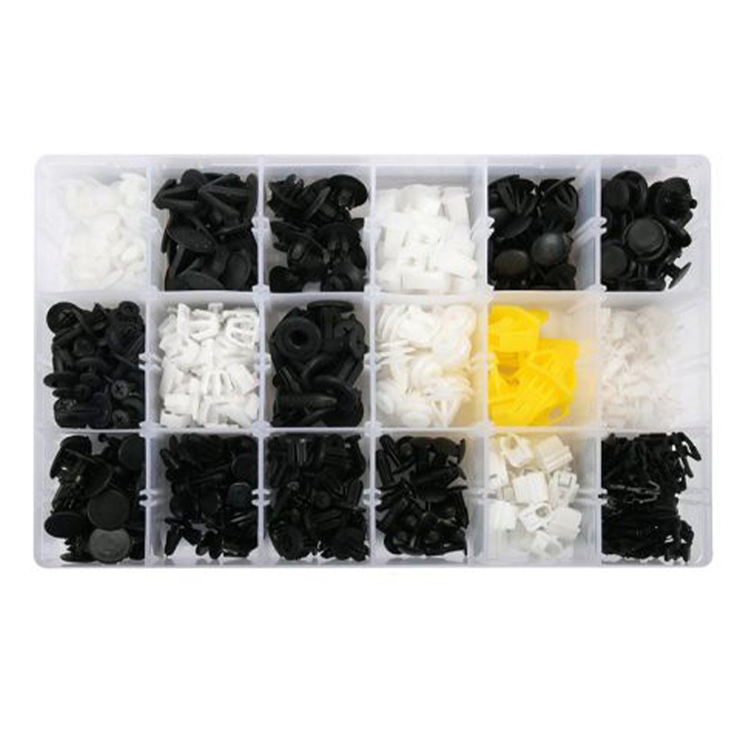 Sada plastových klipov a úchytiek pre honda 345 kusov