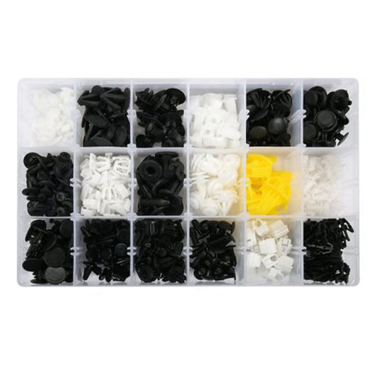 Sada plastových klipov a úchytiek pre honda 345 kusov