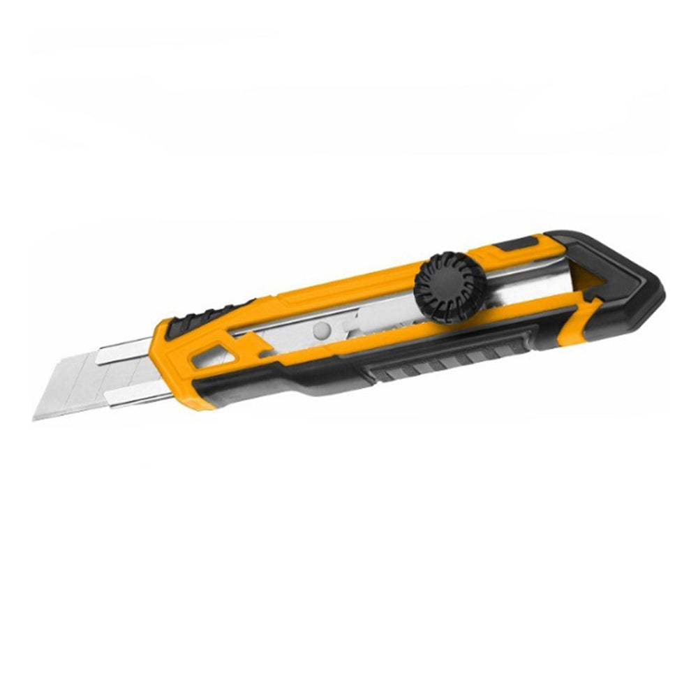 Orezávací odlamovací nožík s fixáciou čepele Ingco