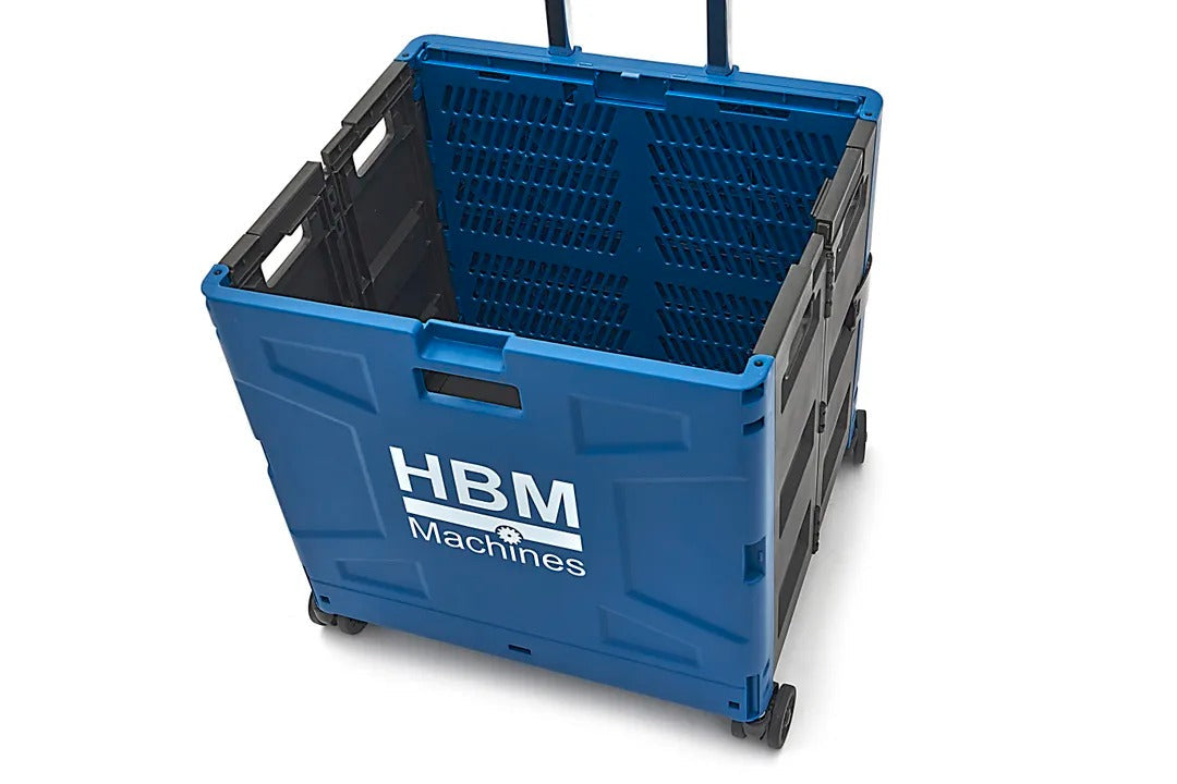 Skladací vozík na prepravu, nosnosť 45 kg hbm machines