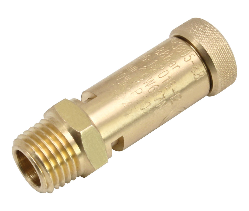 Bezpečnostný poistný ventil pre vzduchový kompresor 1/4'' 8bar