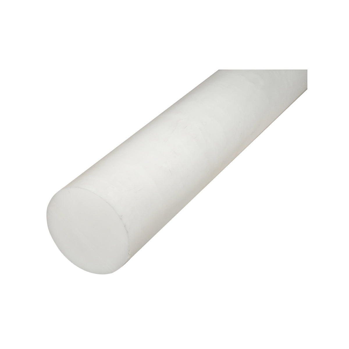 Biela polyamidová, polyoxymetylén-polyacetálová tyč POM 1000x70mm 5.83 KG