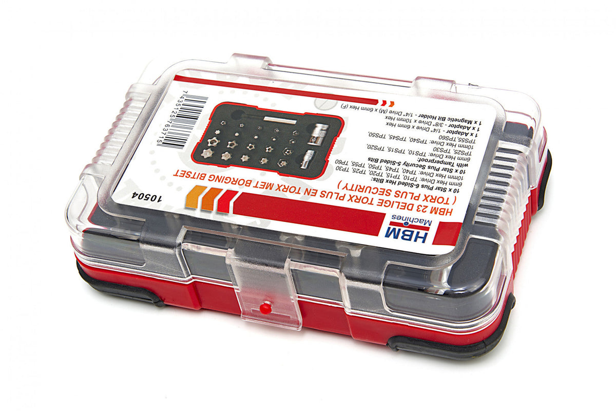 Bity Torx, Torx Plus, Torx Plus Security, sada 23ks HBM Machines Holandsko