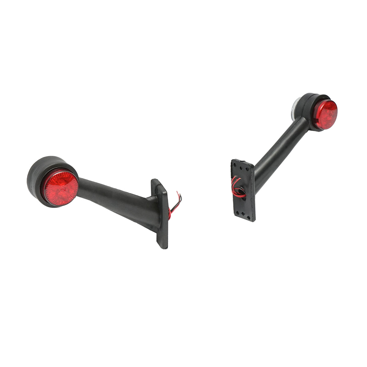 Bočné LED obrysové svetlá 12/24 V, červeno-biele Breckner Germany