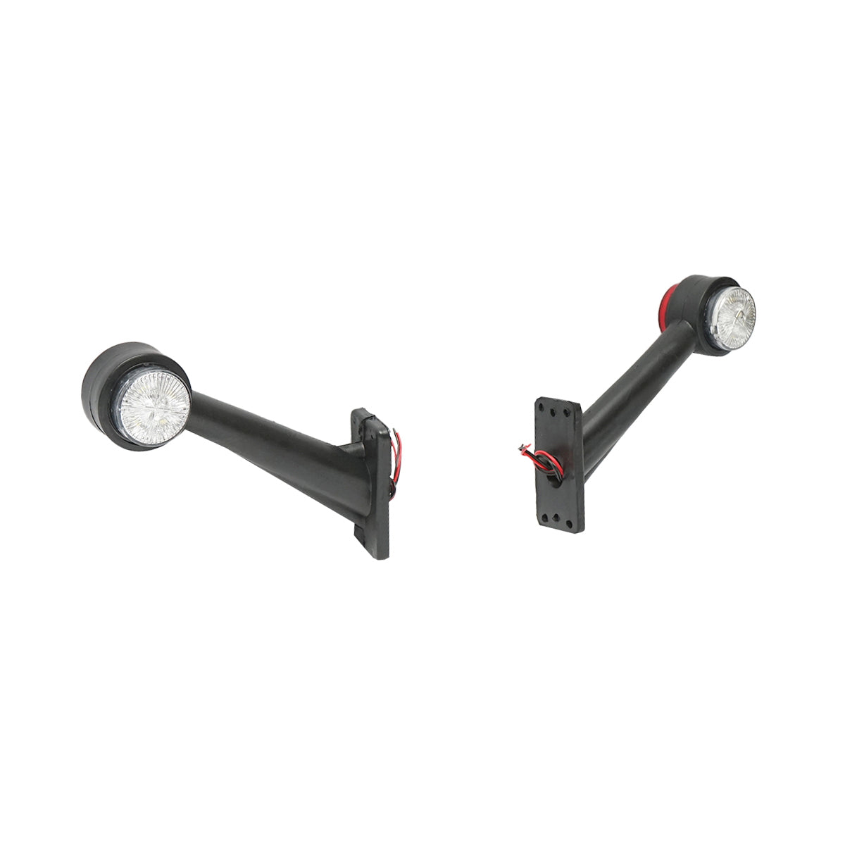 Bočné LED obrysové svetlá 12/24 V, červeno-biele Breckner Germany