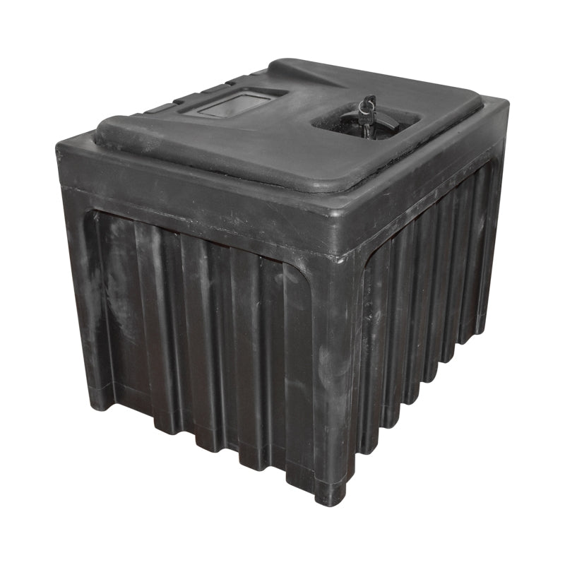 Box na náradie, z čierneho plastu 380x400x500 mm