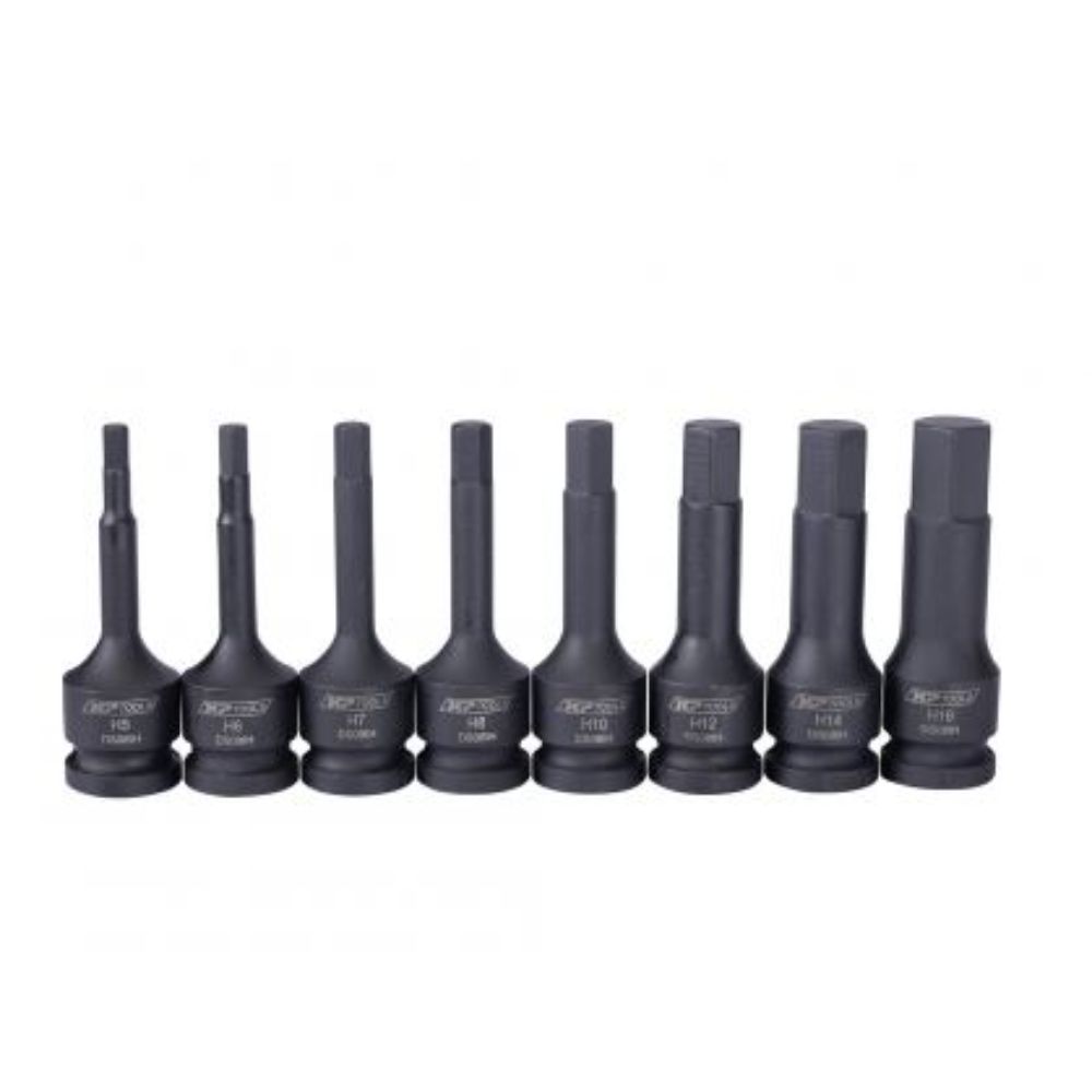 Sada imbus bitov na rázové uťahovanie 1/2 8 kusov