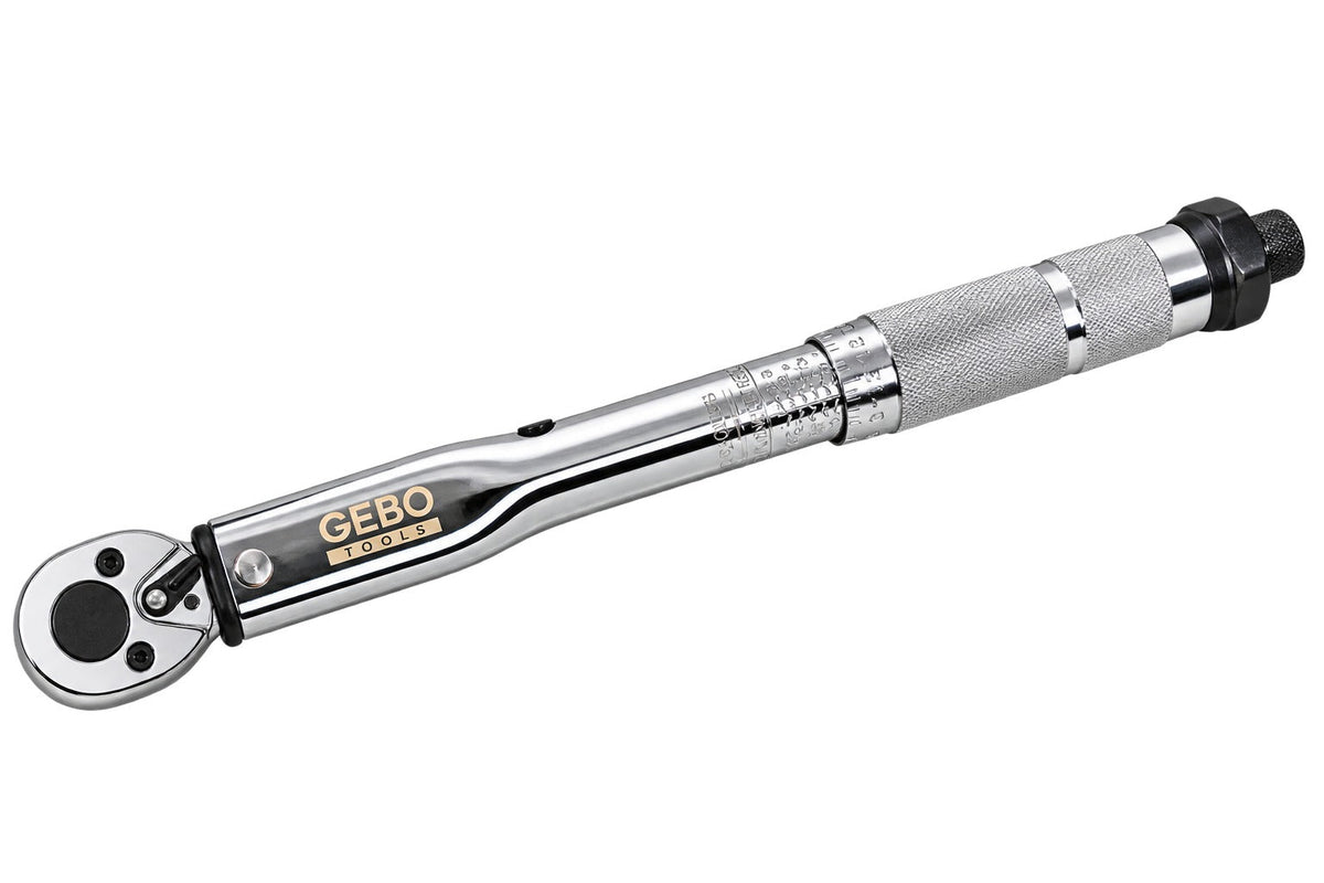 Momentový kľúč 1/4'', 5 - 25Nm, Gebo Tools