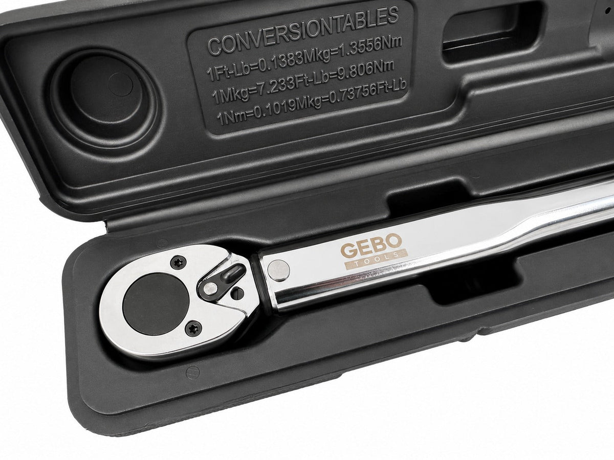 Momentový kľúč 3/8'', 19 - 110Nm, Gebo Tools