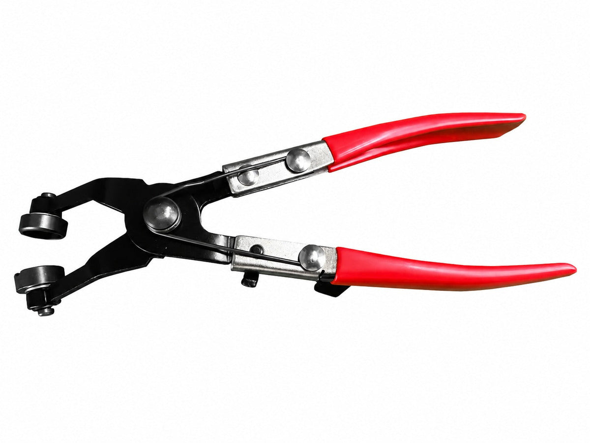 Kliešte na hadicové spony, zahnuté, model 1 Gebo Tools