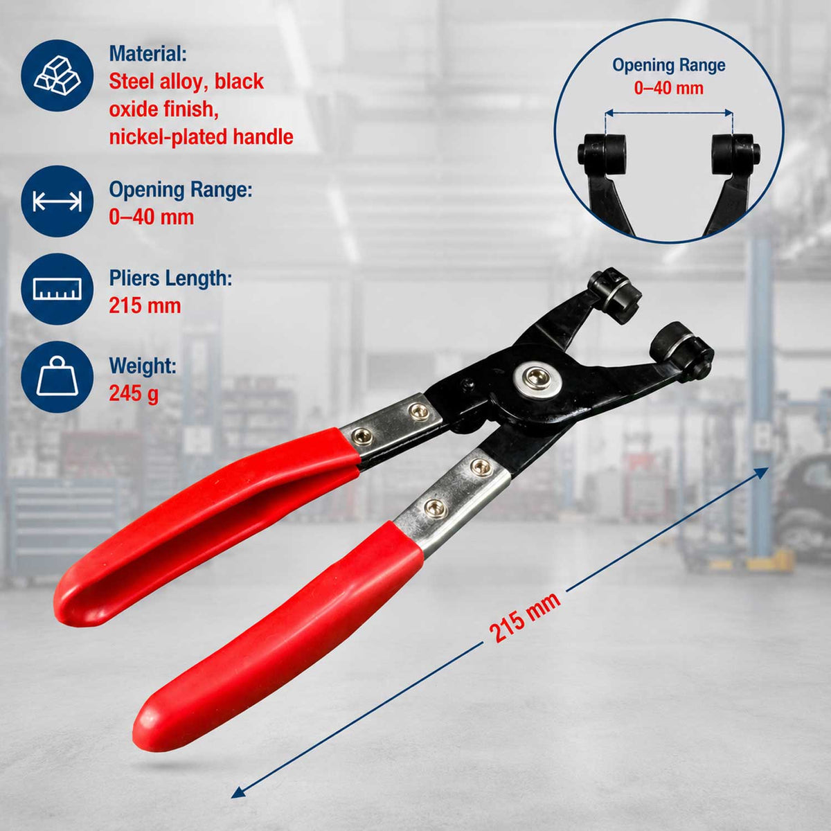 Kliešte na hadicové spony model 1 Gebo Tools