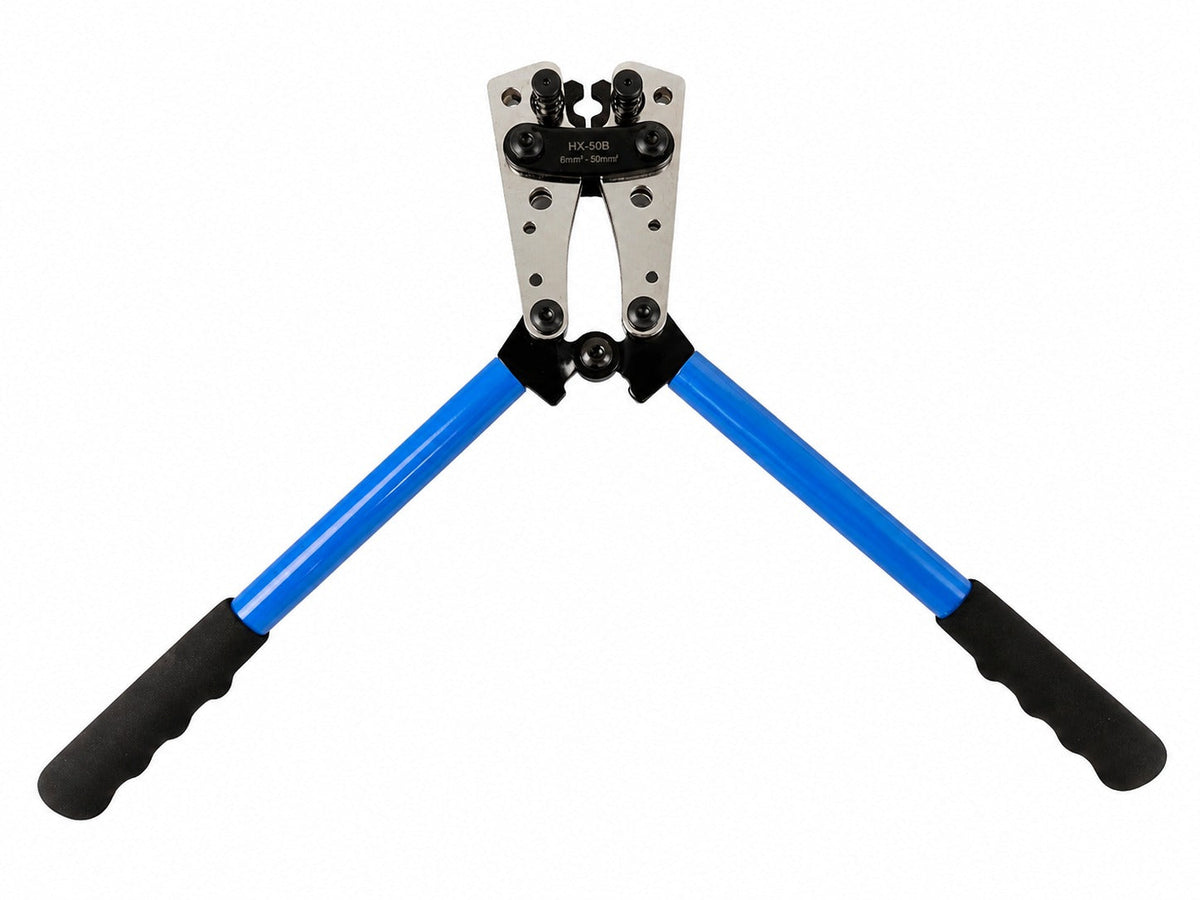Krimpovacie kliešte na káblové oká s veľkým priemerom 6,0 - 50mm2, Gebo Tools