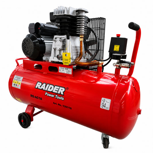 Vzduchový kompresor 100l 3hp 220V Raider