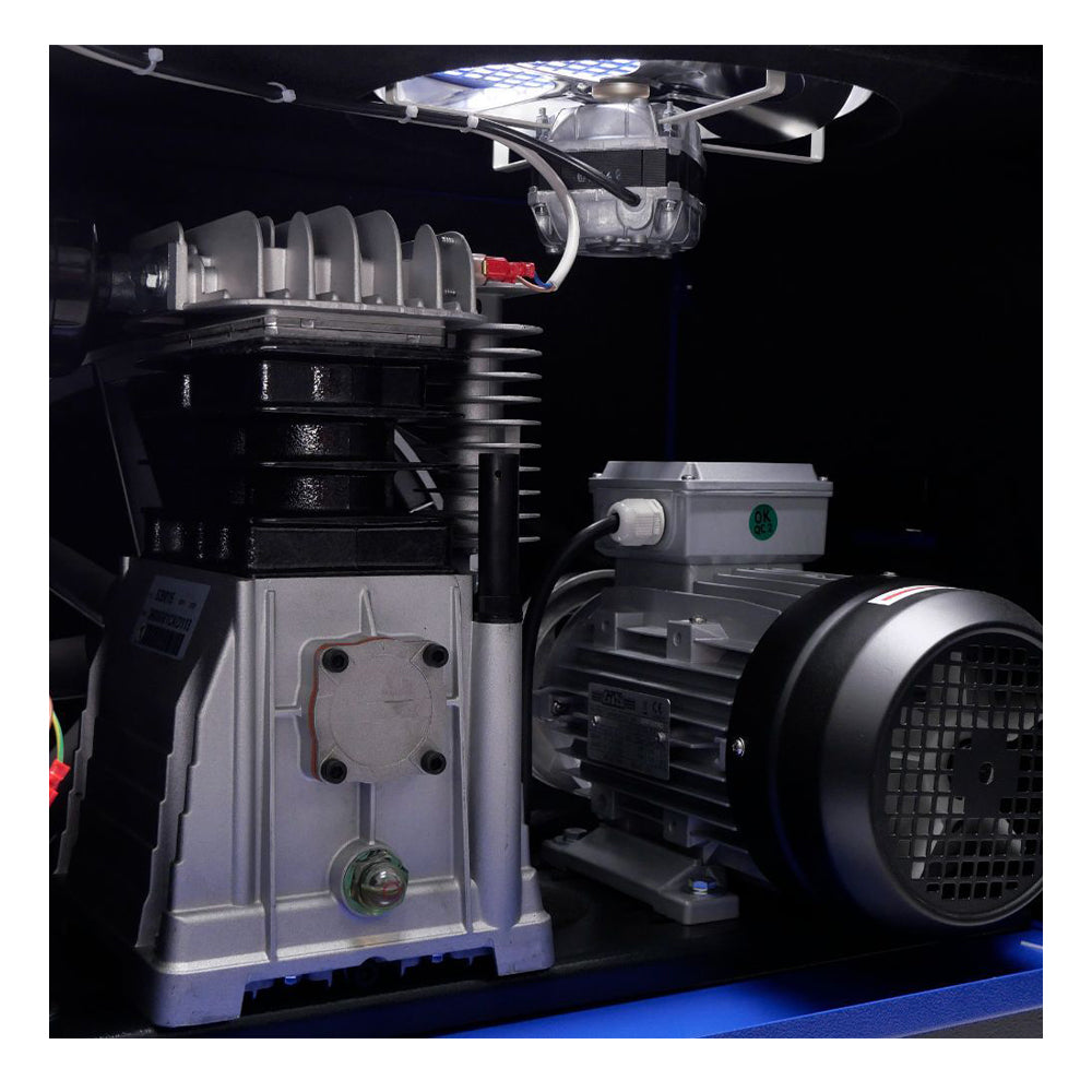 Tichý kompresor 3 kw 11 bar 200 l 400 v zionair