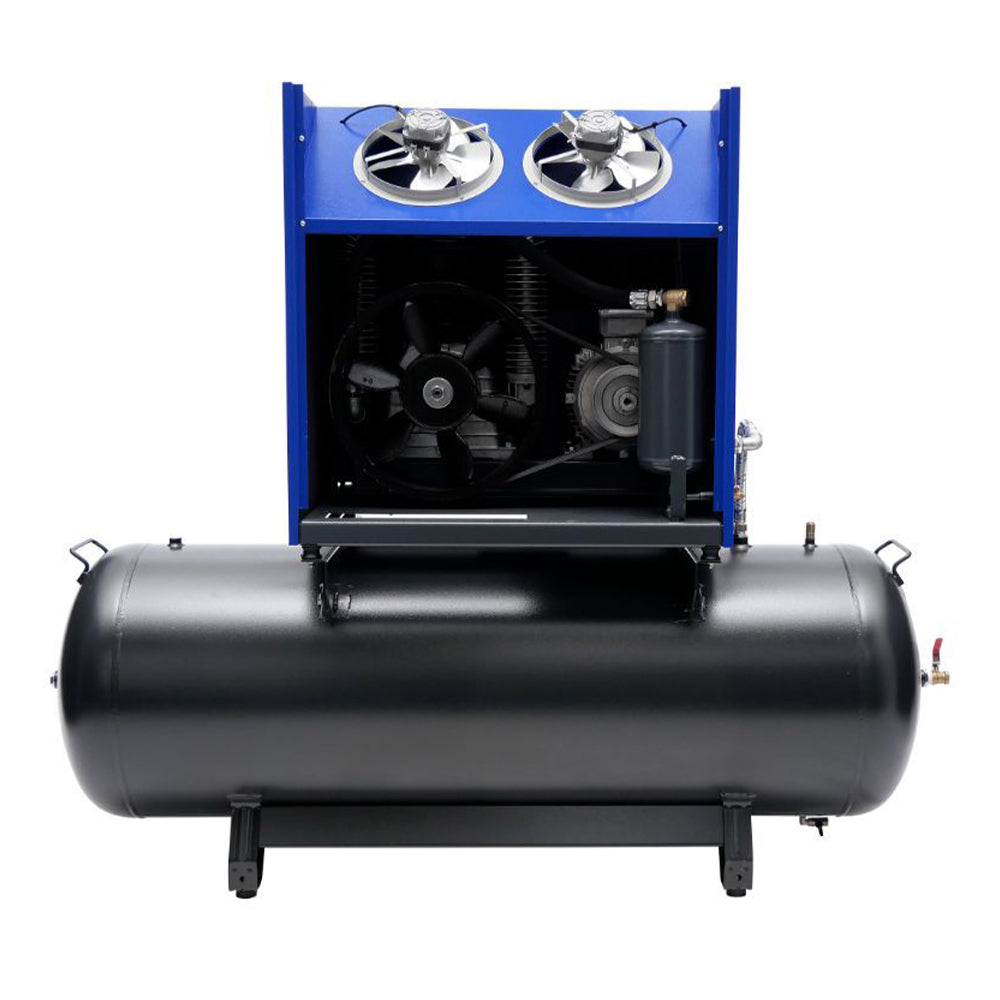 Tichý kompresor so spúšťaním star-delta 7.5 kw 11 bar 500 l 400 v zionair