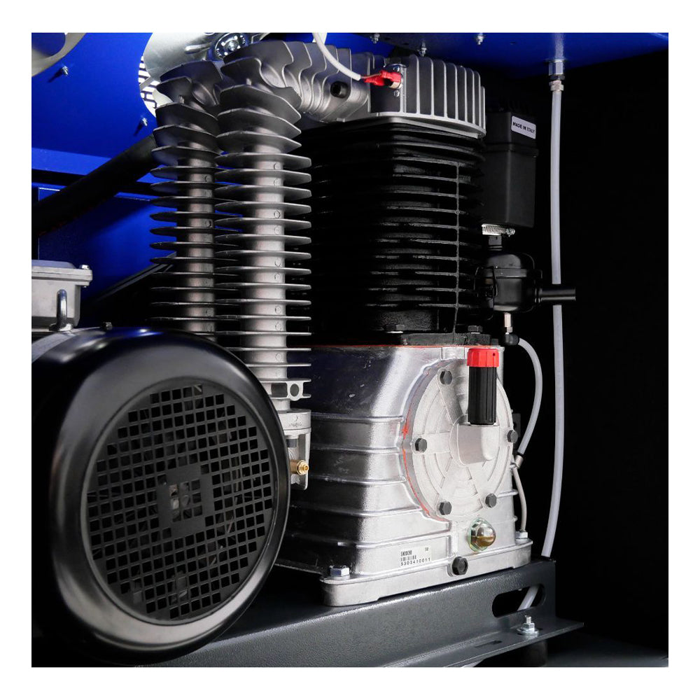 Tichý kompresor so spúšťaním star-delta 7.5 kw 11 bar 500 l 400 v zionair