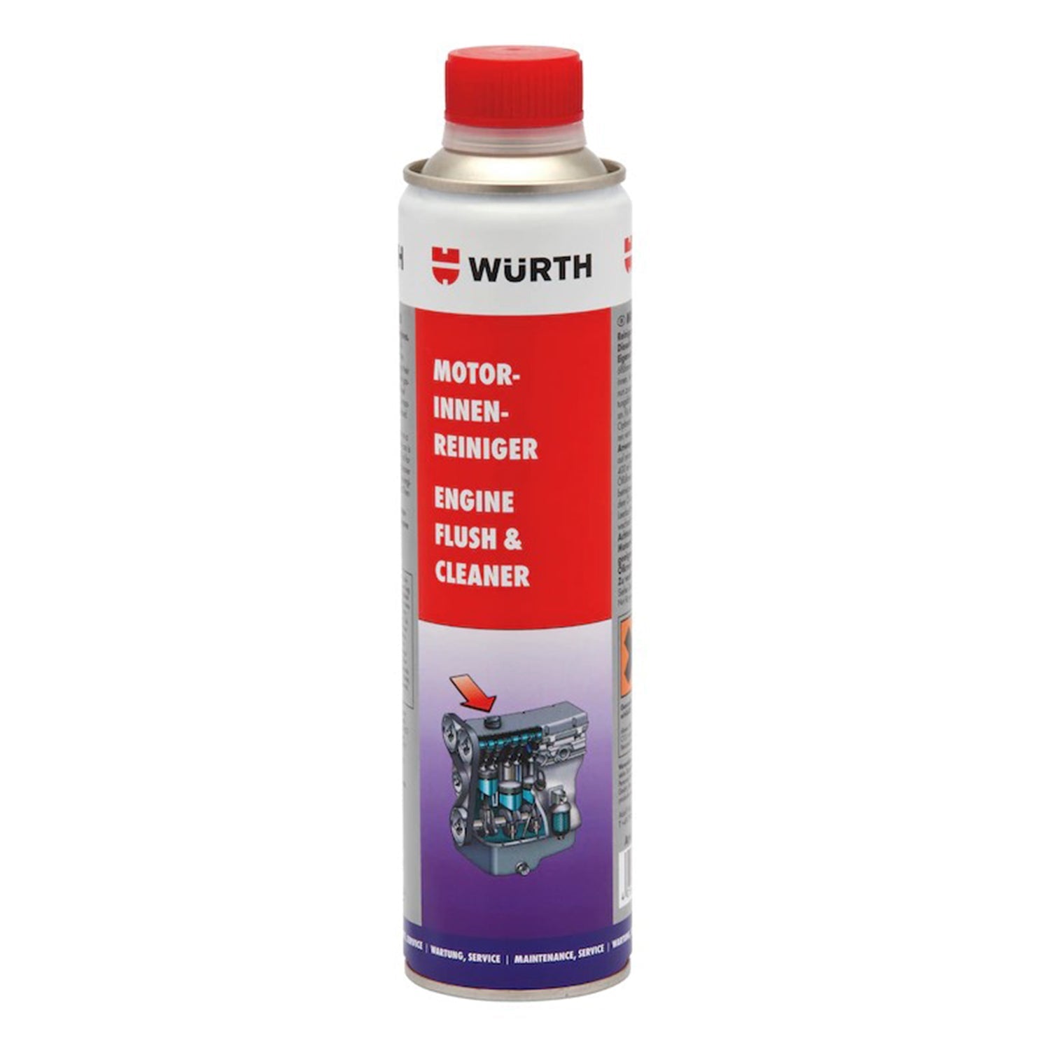 Čistič a preplachovač motora v spreju 400ml Wurth