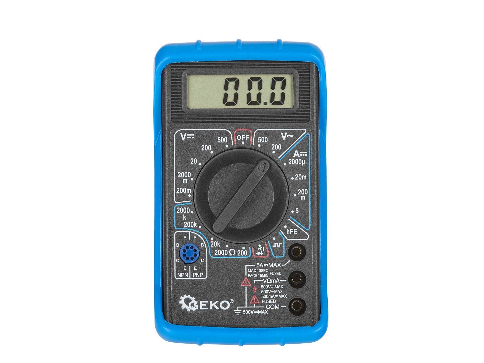 Digitálny multimeter so zvukovým signálom DC 0,2 - 500V AC 200 - 500V