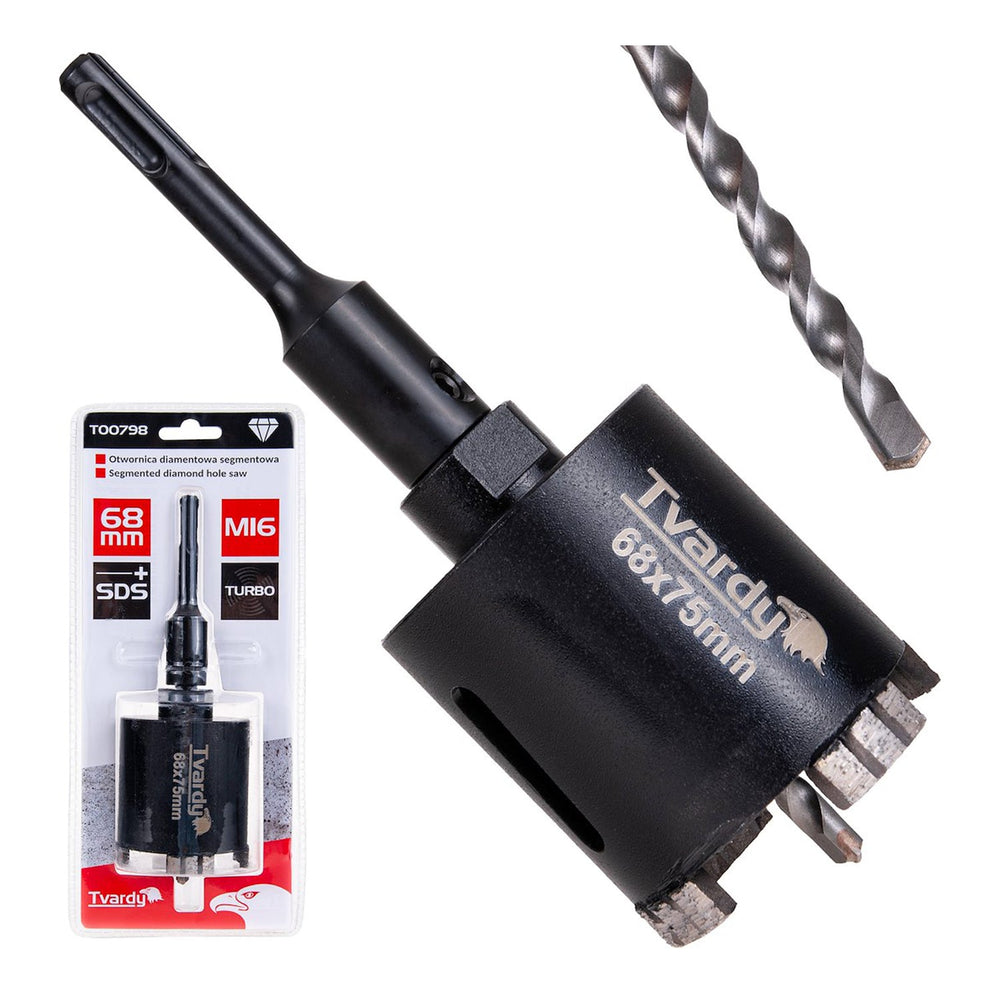 Diamantový korunkový vrták - dierovač SDS Plus, 68mm