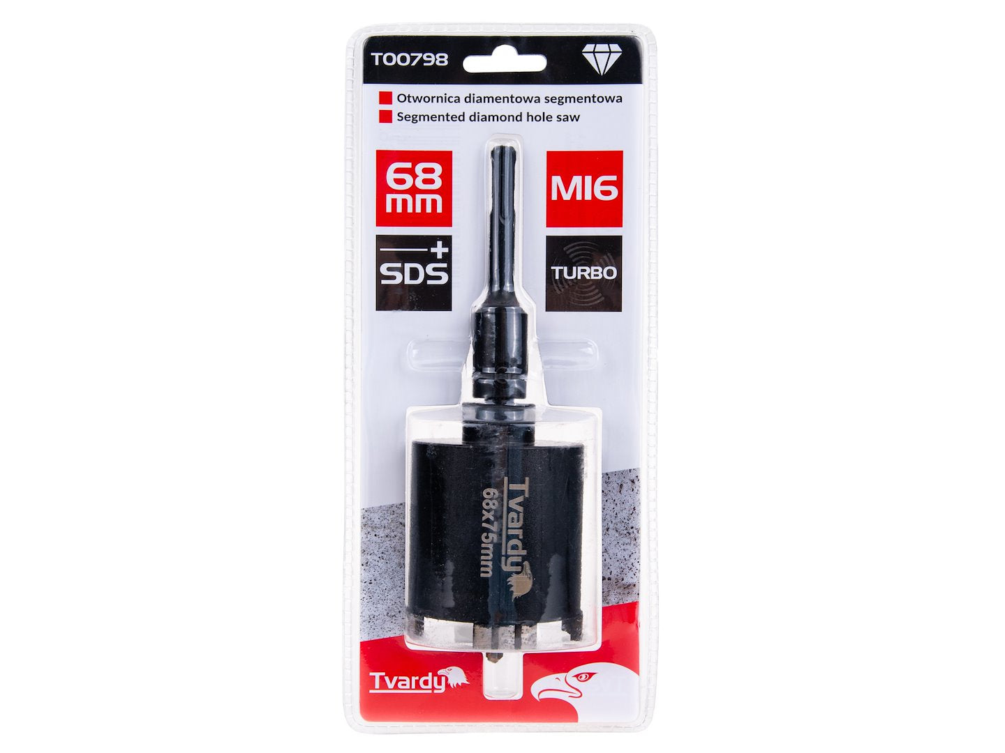 Diamantový korunkový vrták - dierovač SDS Plus, 68mm