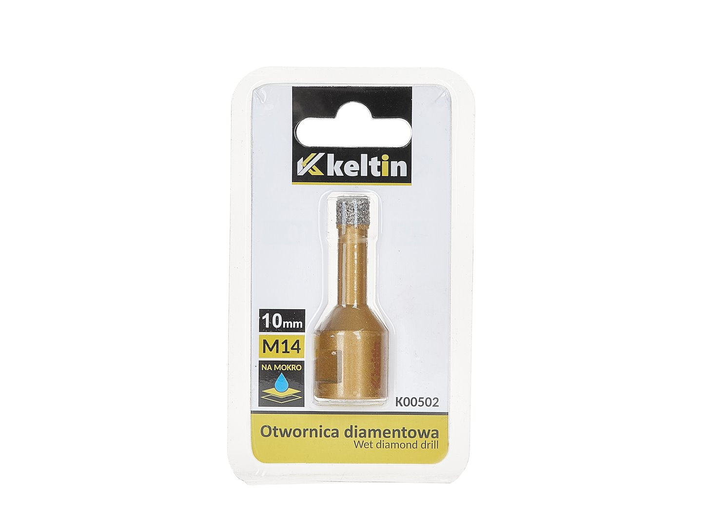Diamantový vykružovací korunkový vrták 10mm M14, Keltin