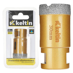 Diamantový vykružovací korunkový vrták 30mm M14, Keltin