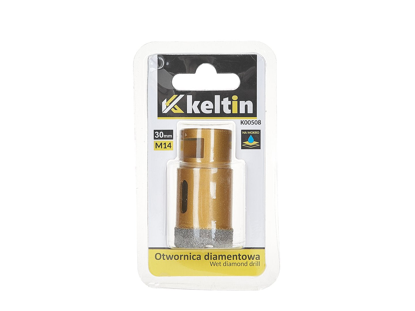 Diamantový vykružovací korunkový vrták 30mm M14, Keltin