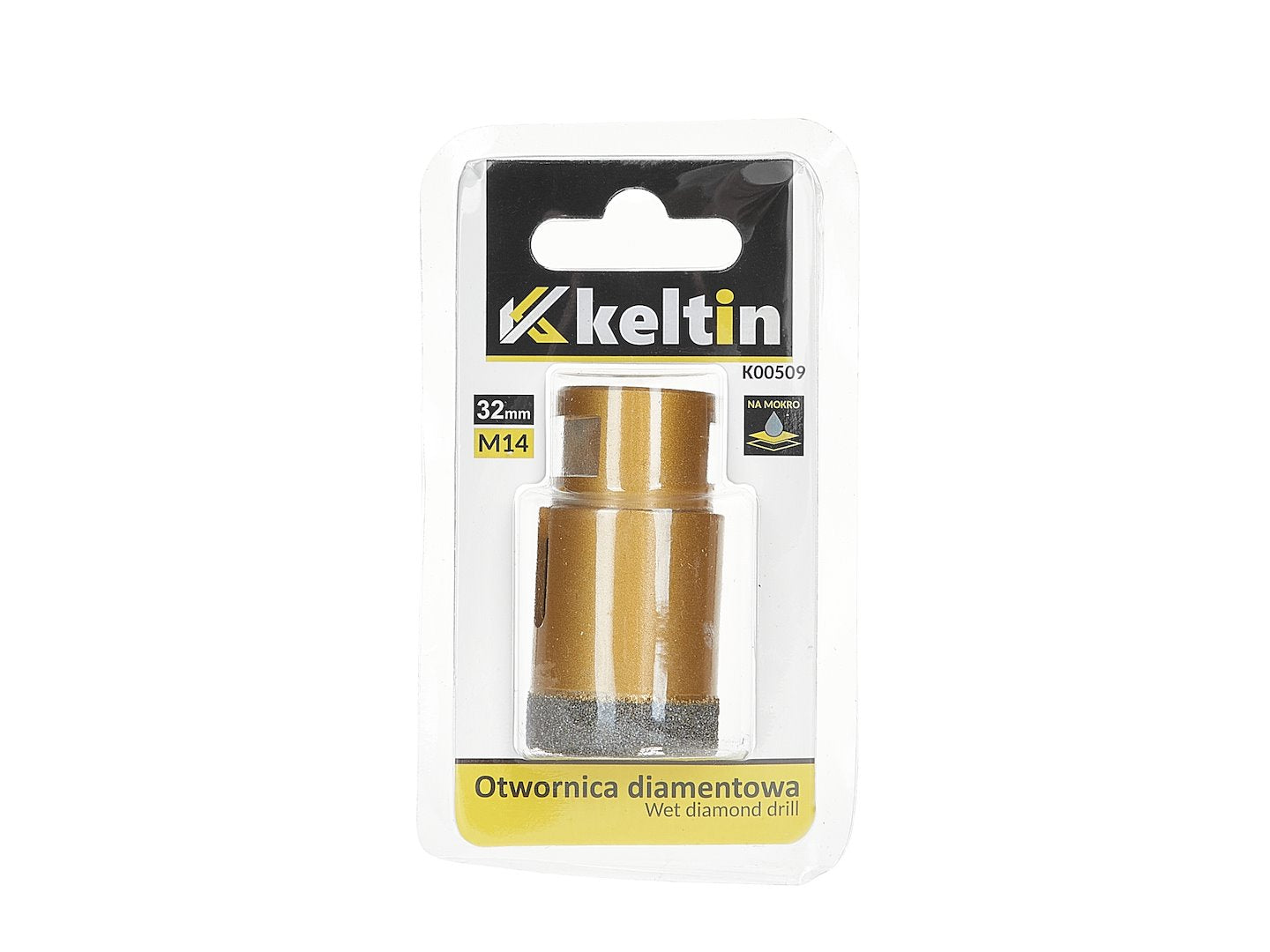 Diamantový vykružovací korunkový vrták 32mm M14, Keltin