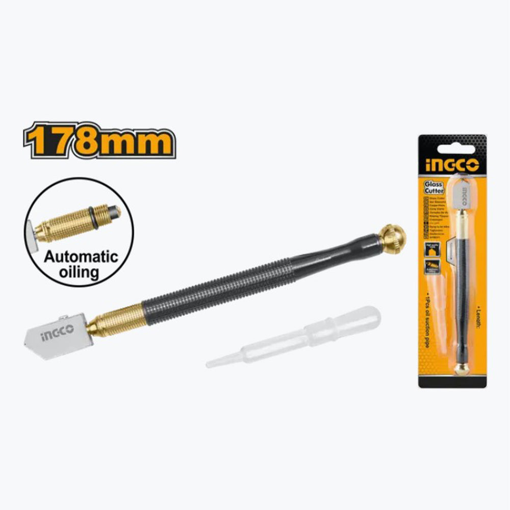 Olejový rezák na sklo - rezačka skla Ingco