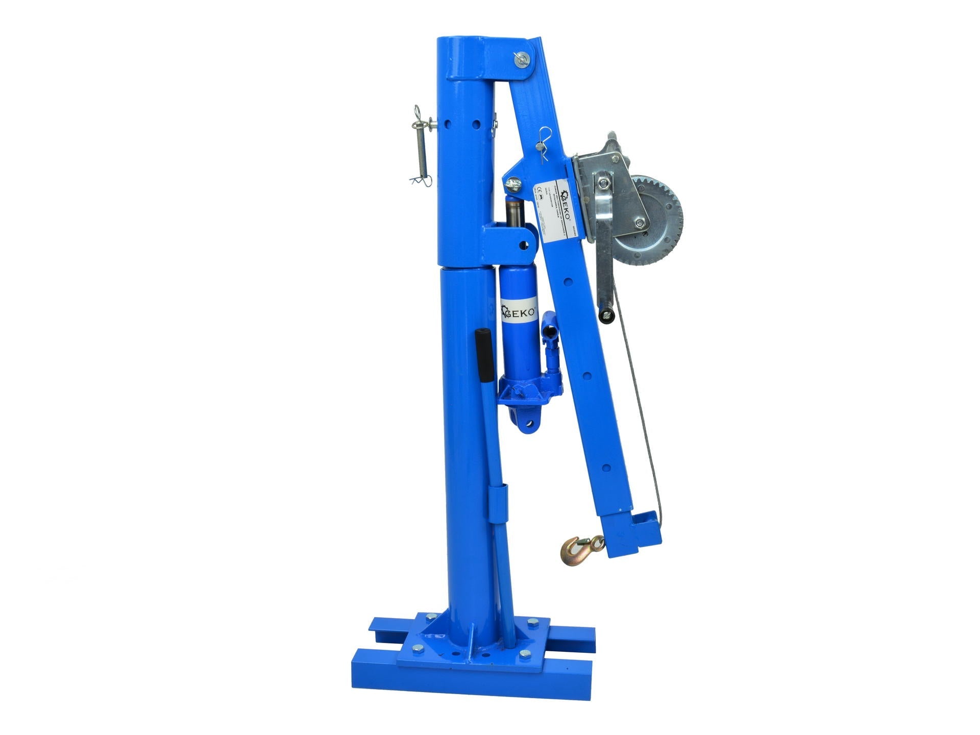 Dielenský hydraulický žeriav s navijákom 450kg Geko