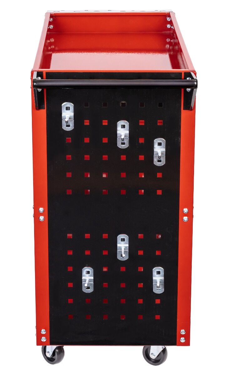 Dielenský montážny vozík na náradie s 3 policami a 2 bočnými panelmi, 73 x 80 x 35cm Invento