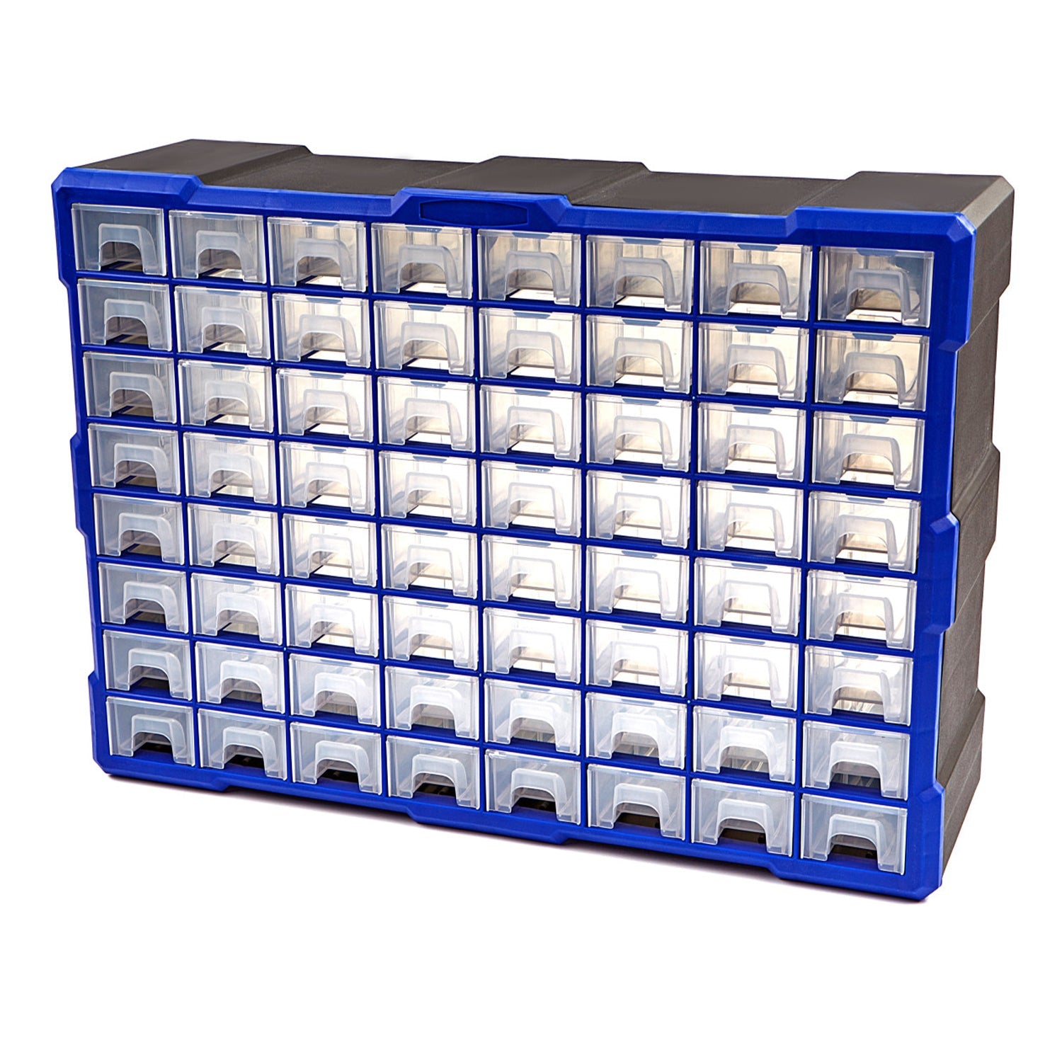 Dielenský organizér - box 52 x 16 x 37 cm, 64 zásuviek