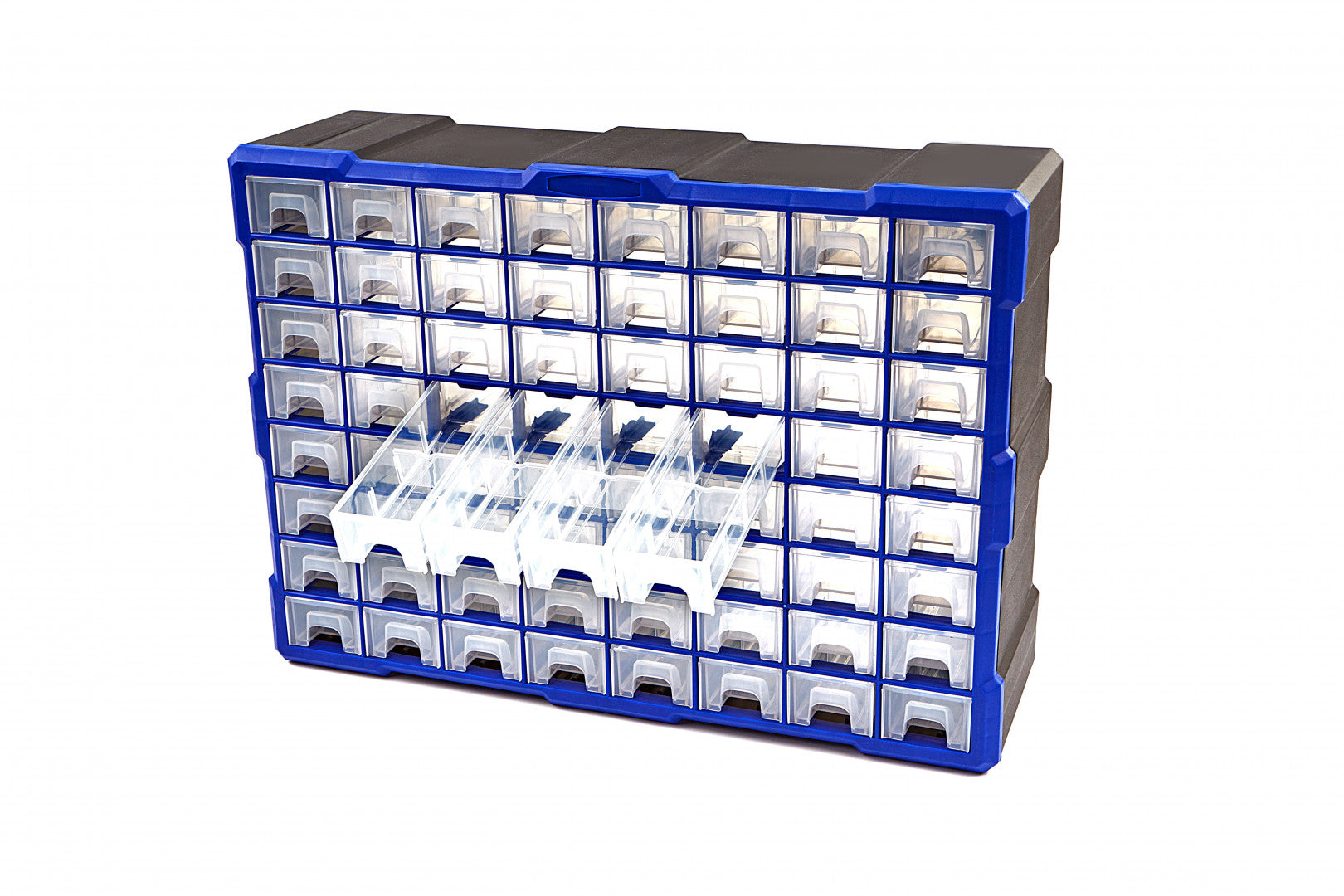 Dielenský organizér - box 52 x 16 x 37 cm, 64 zásuviek
