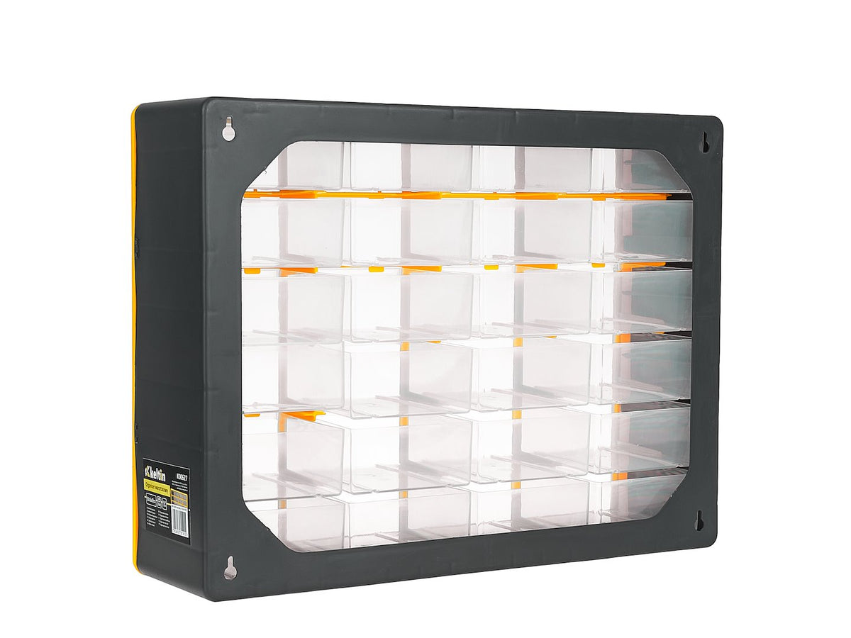 Dielenský organizér so zásuvkami 50 × 16 × 39cm, 24 zásuviek, Keltin