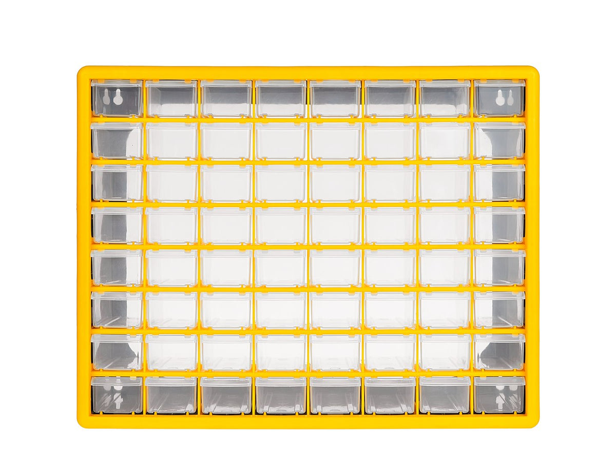 Dielenský organizér so zásuvkami 50 × 16 × 39cm, 64 zásuviek, Keltin