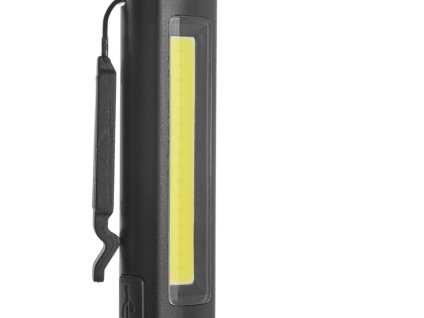 Dielenská pracovná LED COB lampa s laserom, UV svetlom a magnetom, nabíjateľná, 5W, 800mAh, 400lm
