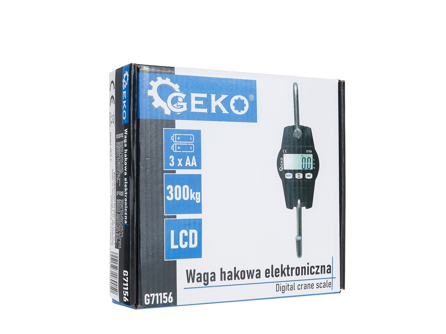 Digitálna háková závesná váha 300kg Geko