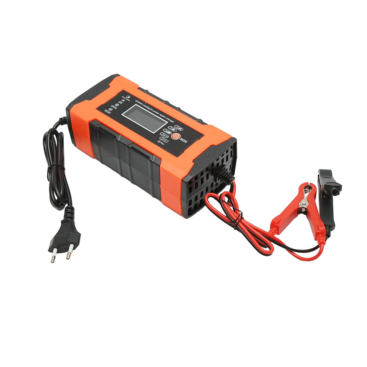 Digitálna nabíjačka autobatérií a motobatérií s funkciou opravy, 12V/24V