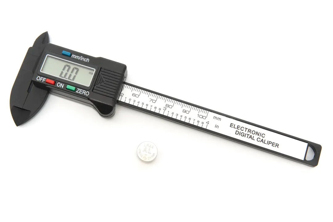 Digitálne posuvné meradlo - šublera, 100mm, LCD displej, prenosť 0,1mm, konverzia mm/palce HBM Holandsko