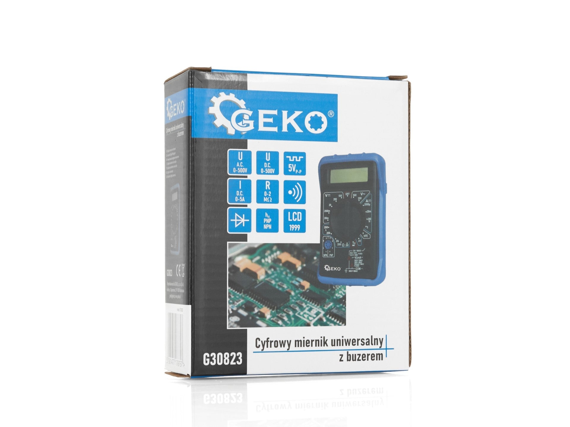 Digitálny multimeter so zvukovým signálom DC 0,2 - 500V AC 200 - 500V