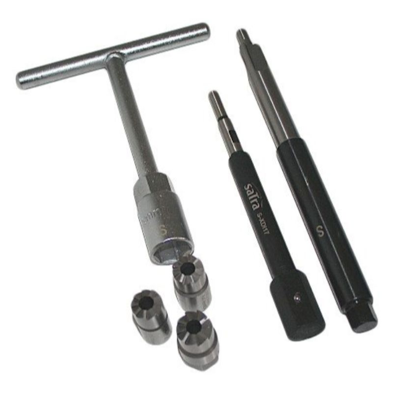 Sada fréz na čistenie sediel vstrekovačov, 17 dielov