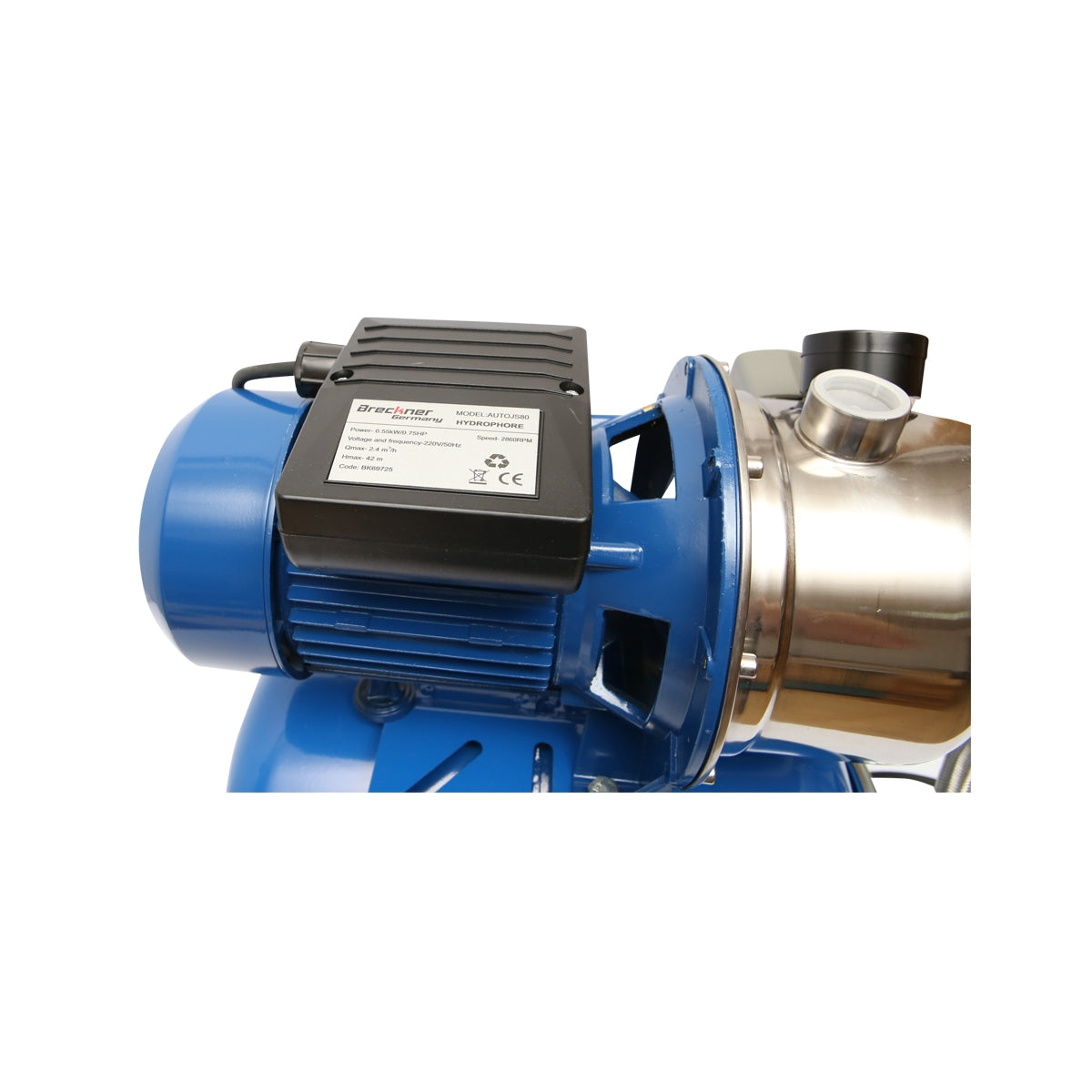 Domáca vodáreň 550W, 40l/min, H42m, 220V AUTOJS80 Breckner Germany