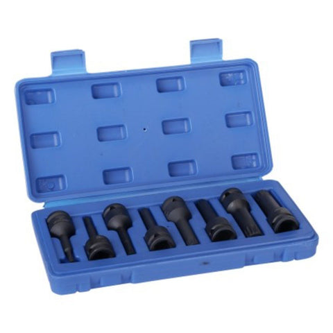 Sada m spline xzn bitov na rázové uťahovanie 1/2 8 kusov