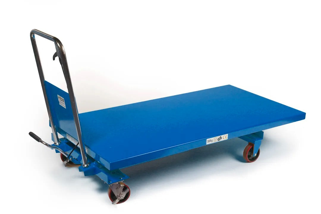 Pojazdný hydraulický zdvíhací nožnicový stôl 500kg HBM