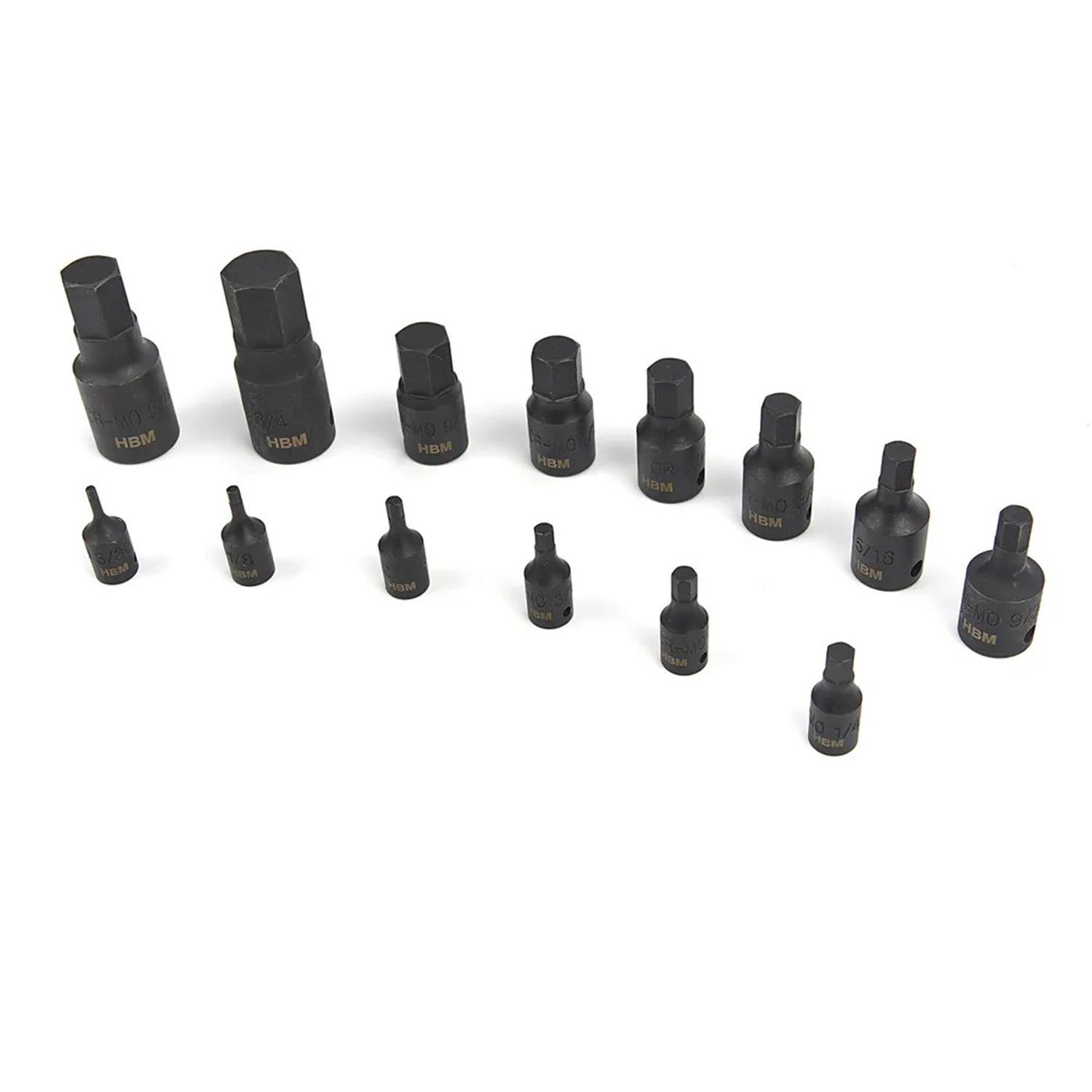 Súprava nárazových imbusových bitov v palcoch 14 dielov HBM