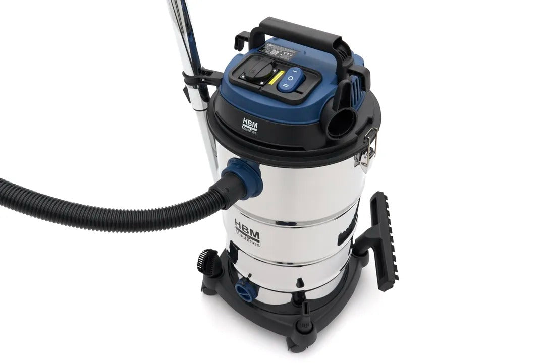 Profesionálny vysávač na suhé a mokré vysávanie, 1600W, 40l, kompaktný a tichý HBM