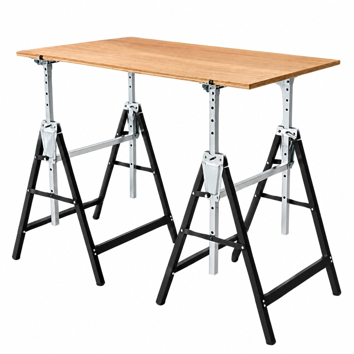 Pracovný stojan - nastaviteľná stavebná podpera - koza, 80 - 130cm, sada 2ks Geko